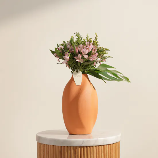 Dreamy Alstroemeria Flower Vase