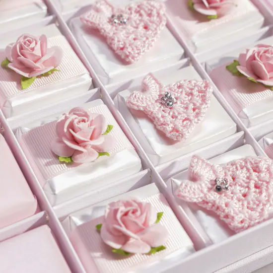 Le Chocolatier Dubai Baby Girl Decorated Pink Chocolate Box