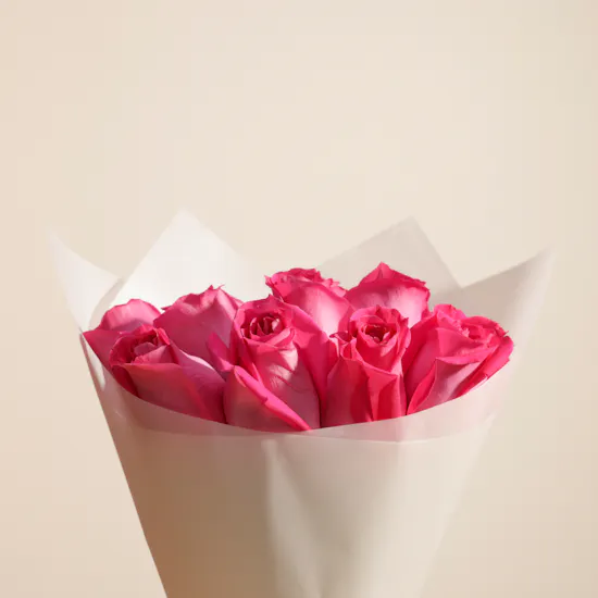 Fuchsia Grace Rose Bouquet