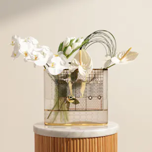 Artfeena Holy Rawdah Noor of Madinah Flower Vase Artfeena Holy Rawdah Noor of Madinah Flower Vase