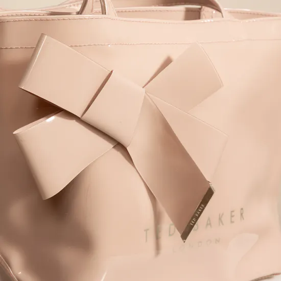 Ted Baker Women's Nicon Vinyl Pink Bow Bag