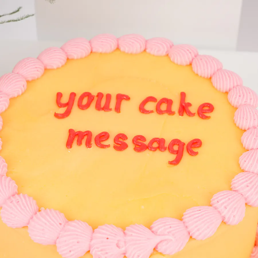 Helen's Bakery Personalized Chocolate Cake | Spring Vase 1
