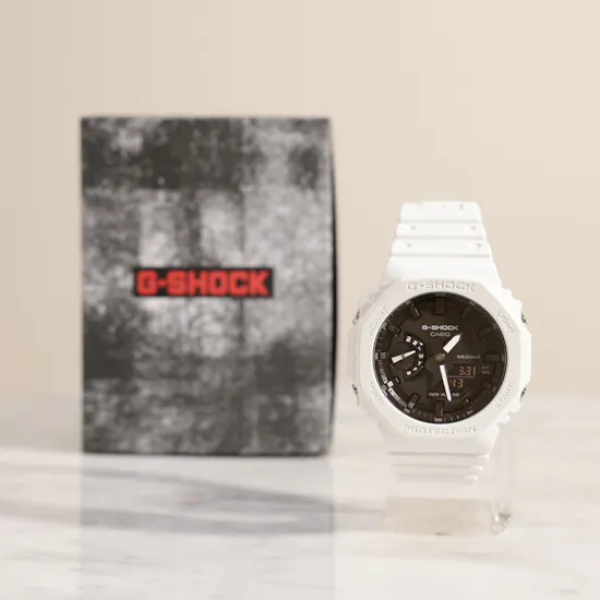Casio G-Shock Carbon Core Guard White Men’s Watch