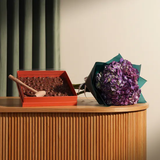 Patchi Elegant Chocolate Box | Flower Bouquet