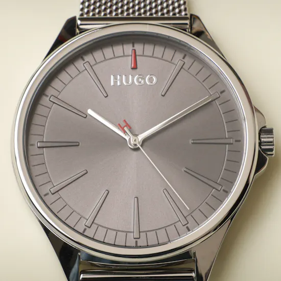 Hugo Smash Silver Men Watch