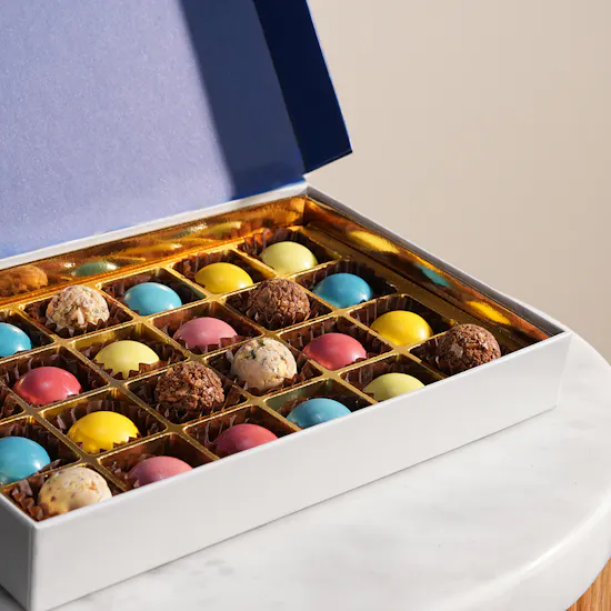 Lilac Colored Bonbon Chocolate Box | 24 Pieces