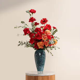 Sunset Glow Flower Vase