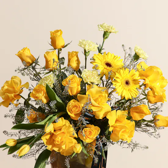 Golden Grace Vase