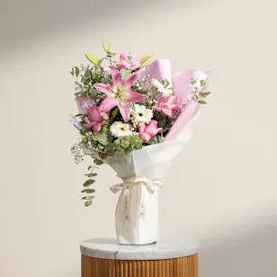 Heart to Heart Flower Bouquet