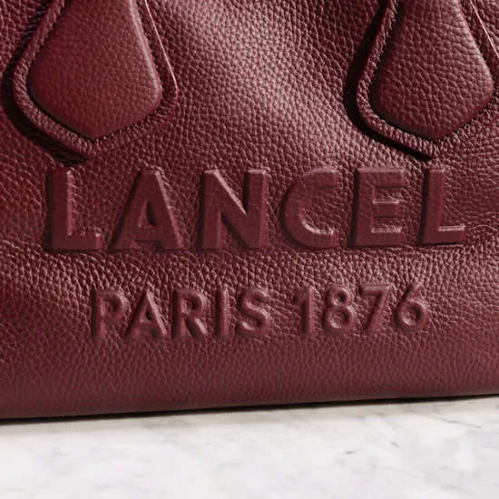Lancel Jour De Lancel Small Tote Cassis Color Bag