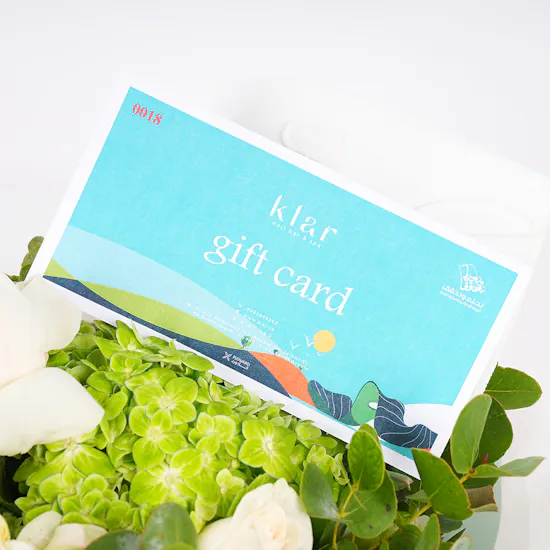 Klar Spa Gift Card | Flowers Bouquet