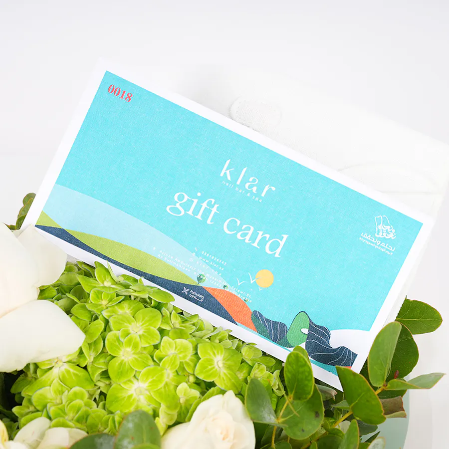 Klar Spa Gift Card | Flowers Bouquet  1