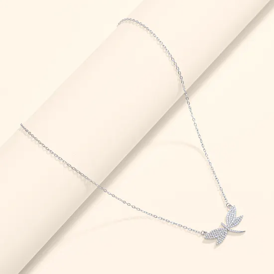 Felizmoda Dragonfly Silver Necklace