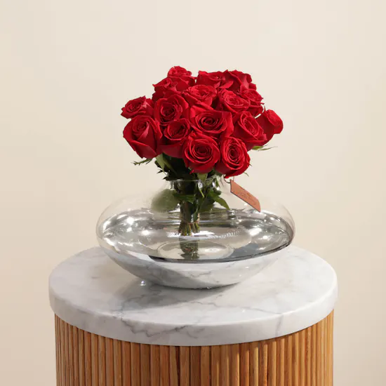 Rose Glow Flowers Vase