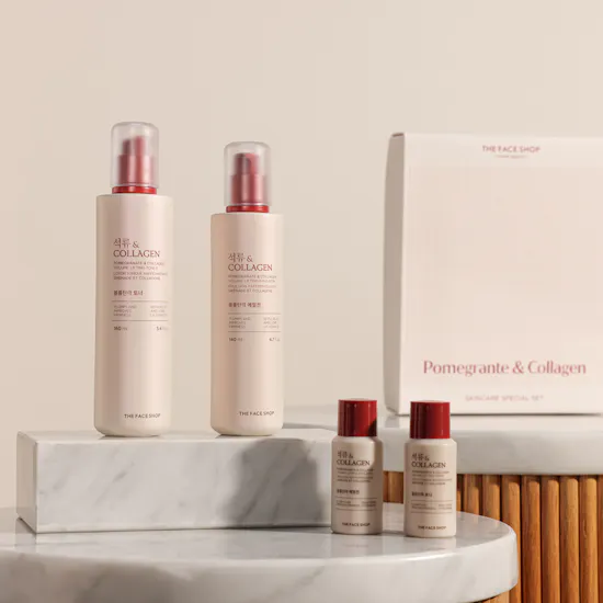 The Face Shop Pomegranate & Collagen Skincare Set