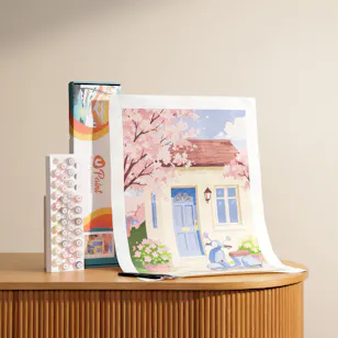 uPaint Gardens of Yesterday Paint by Numbers Kit