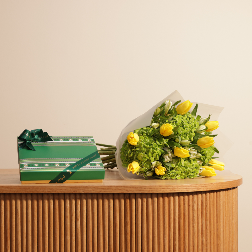 علبة شوكولاتة شهية من باتيل | باقة ساحرة