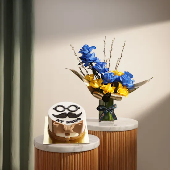 Floward My Hero Cake | Classy Flowers