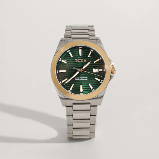 Hugo Boss Strike Gold and Silver Tone Men's Watch