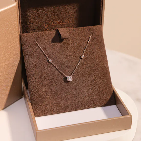 Kooheji Jewellery Square Diamond Women's Necklace