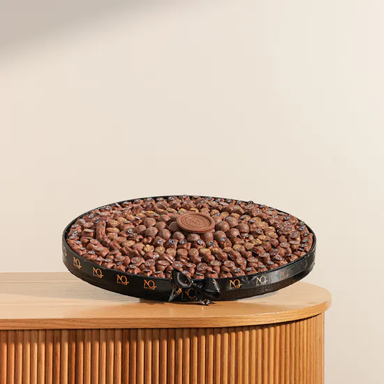 Nor Noyau Chocolates Bologna Black Leather Tray