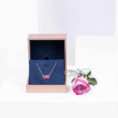 Red  love necklace