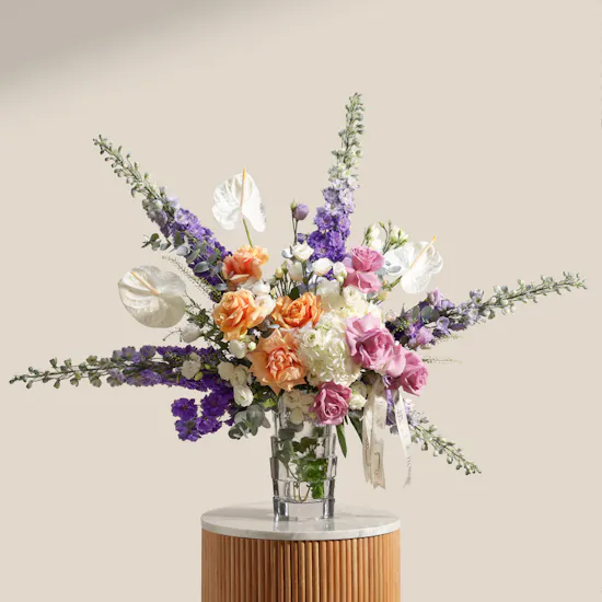 Rogaska Astounding Flowers Superior Vase