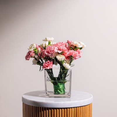  Pink Spring Flowers Vase