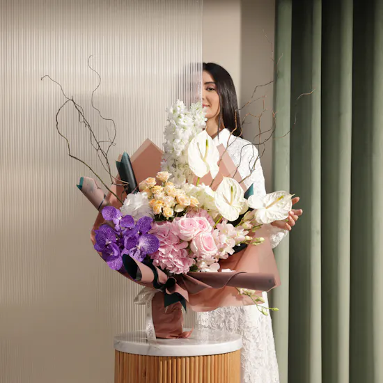 Gentle Purity Flowers Bouquet by September Studio