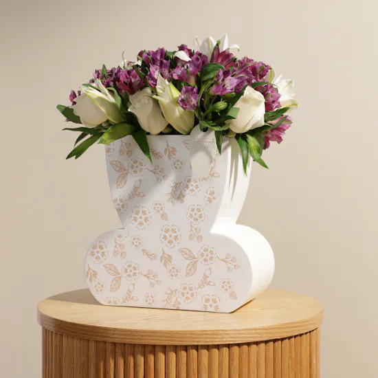 Eternal Love Flowers Vase