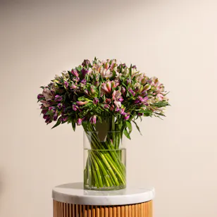 Elegant Alstroemeria Vase