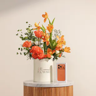 Apple iPhone 17 Pro Cosmic Orange 256 GB  | Sunshine Flowers Box
