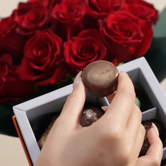 Fillings Chocolate Box | Red Petals of Love