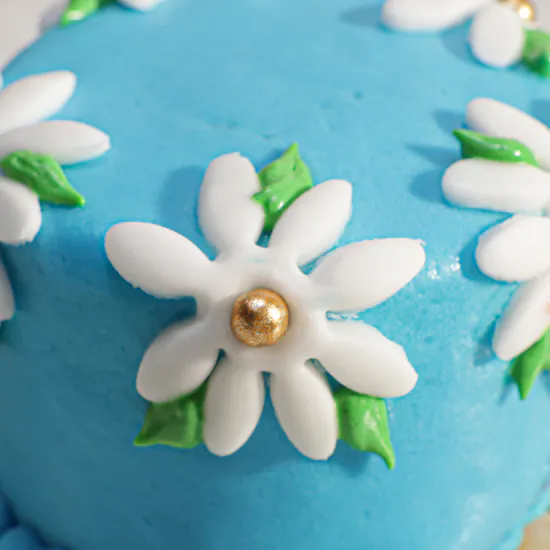 Floward Blueberry Flowers Cake