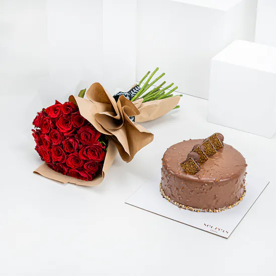 Secret's Ferrero Rocher Cake | Red Roses