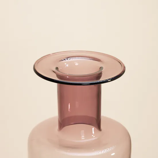 Floward Pink Heather Glass Vase