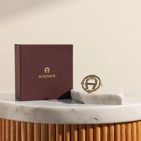 Aigner Cirena Gold Plated Tone Women's Brooch
