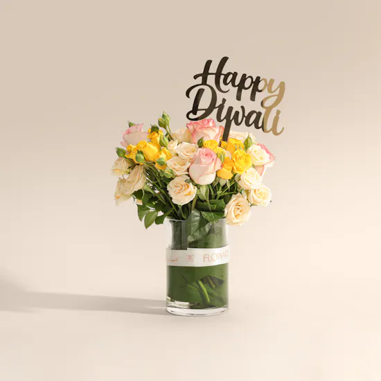 MyGovindas Diwali Festive Treasures Gift Sit | Diwali Glitter Flowers
