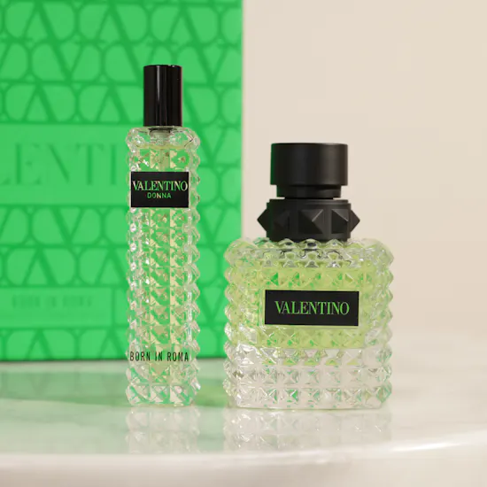 مجموعة عطر بورن إن روما جرين سترفاغانزا او دي بارفيوم للنساء من فالنتينو