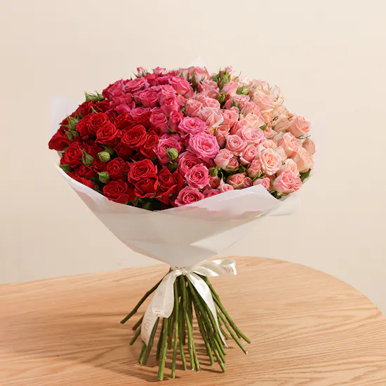 Classic Mixed Baby Rose Bouquet