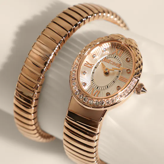 Just Cavalli Fiore Rose Gold Women’s Watch