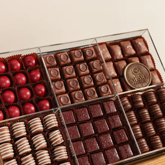 Rhône Elegant Medium Chocolate Tray | Delicate Flowers