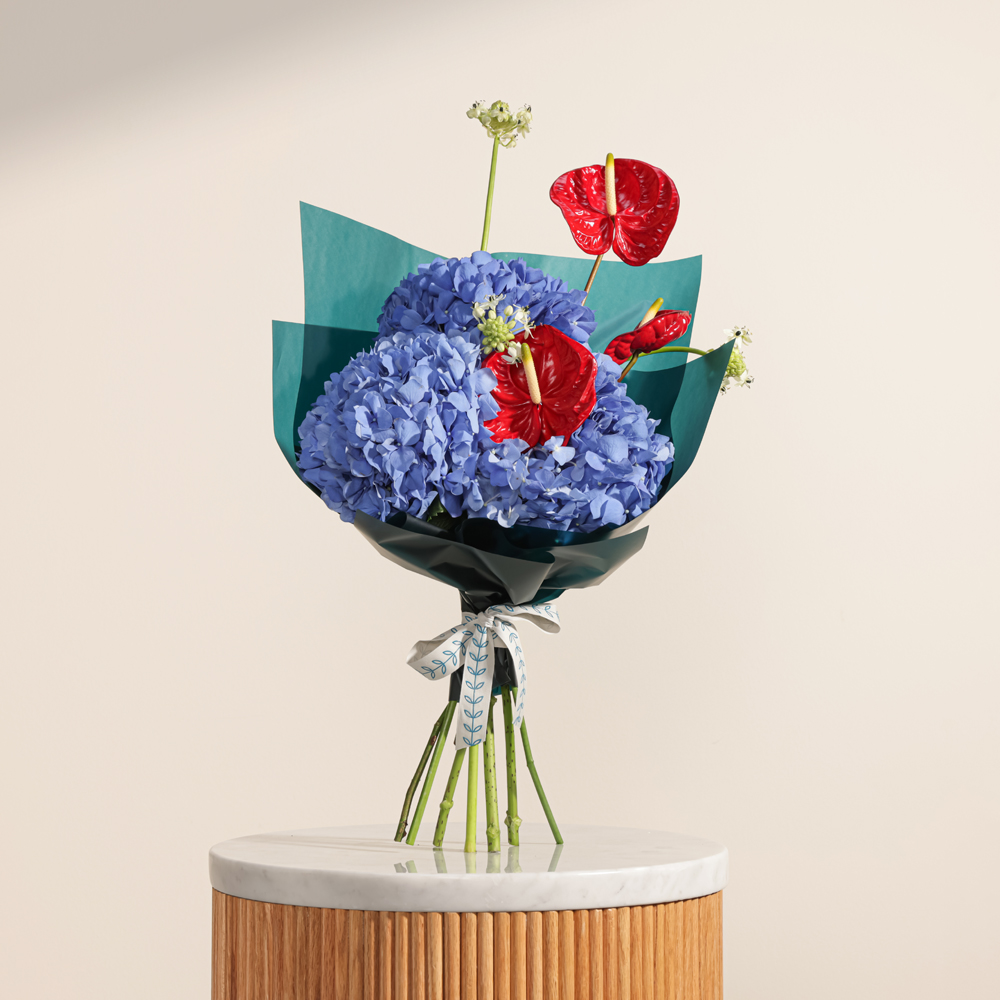 باقة زهور مشرقة 