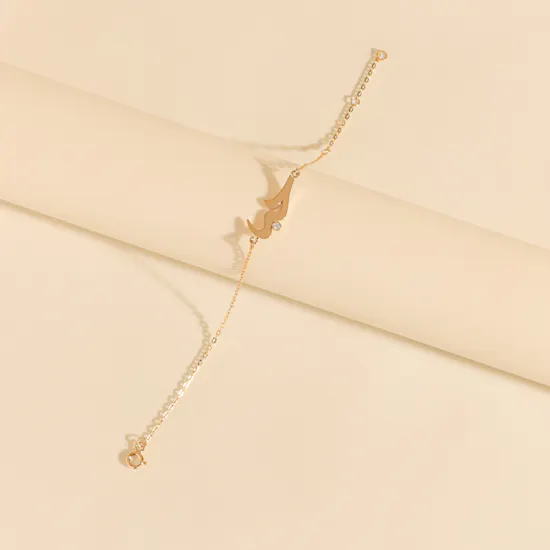 Midad Love Gold with Diamond Bracelet