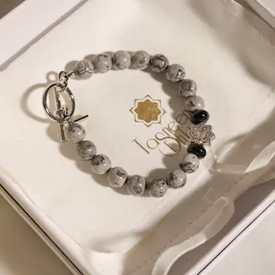 Tasneem Eshki Grace Jasper and Onyx Bracelet Tasneem Eshki Grace Jasper and Onyx Bracelet