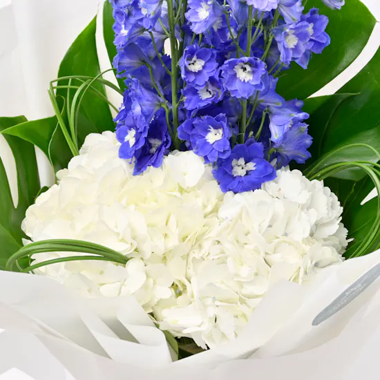 Strong Blue | Hand Bouquet