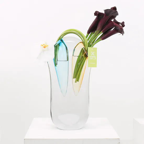Black & White Flowers | Classic Vase