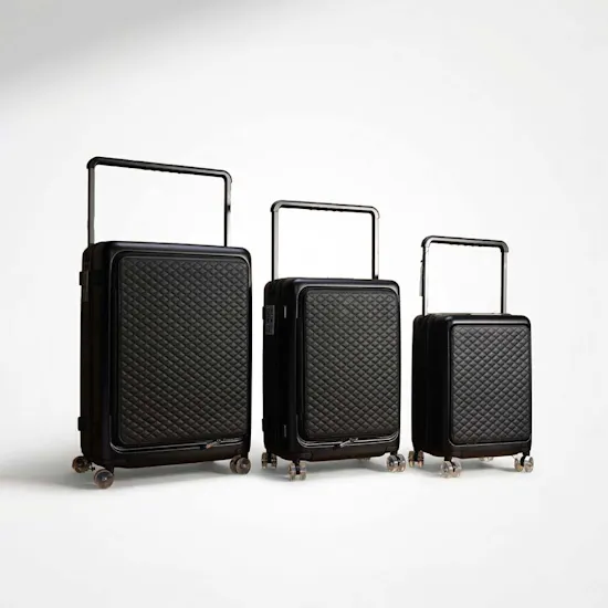 Sumer Elite Black Travel Bag Set