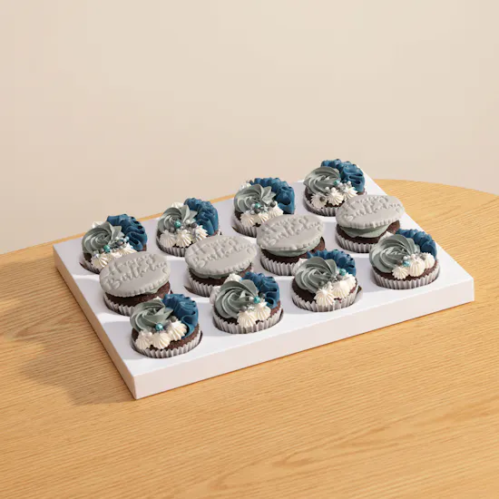 NJD Happy Birthday Cupcake for Him
