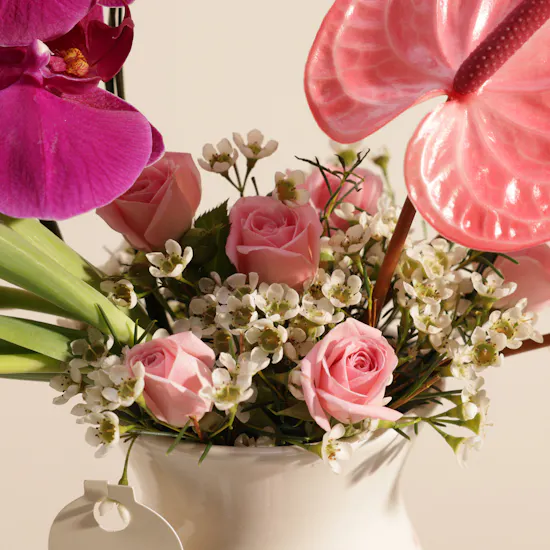 Keramos Studio Elegant Baby Girl Flowers Vase
